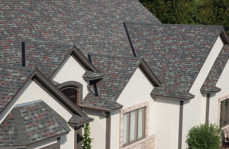 Owens Corning TruDefinition Duration shingles in Colonial Slate color